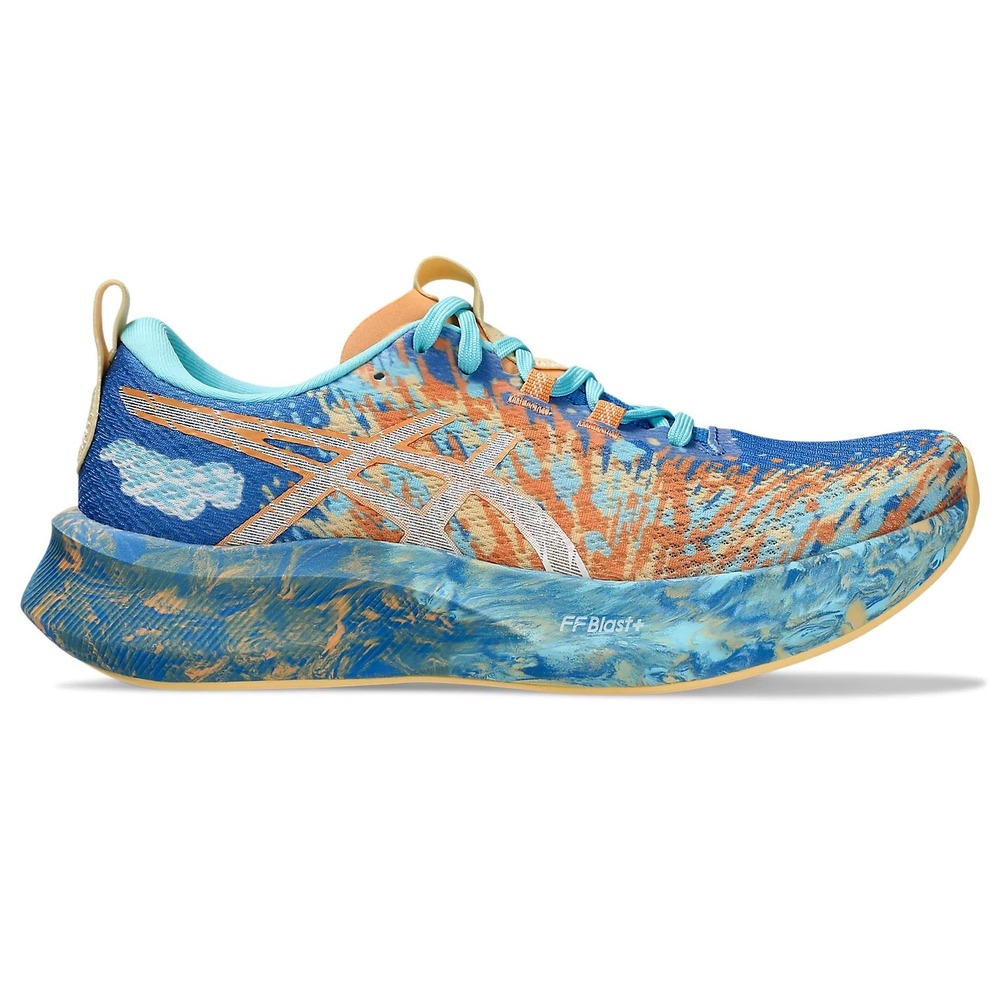 Women's Size 5- ASICS Noosa Tri 16 Nature Blue Faded Orange Running Shoes NEW